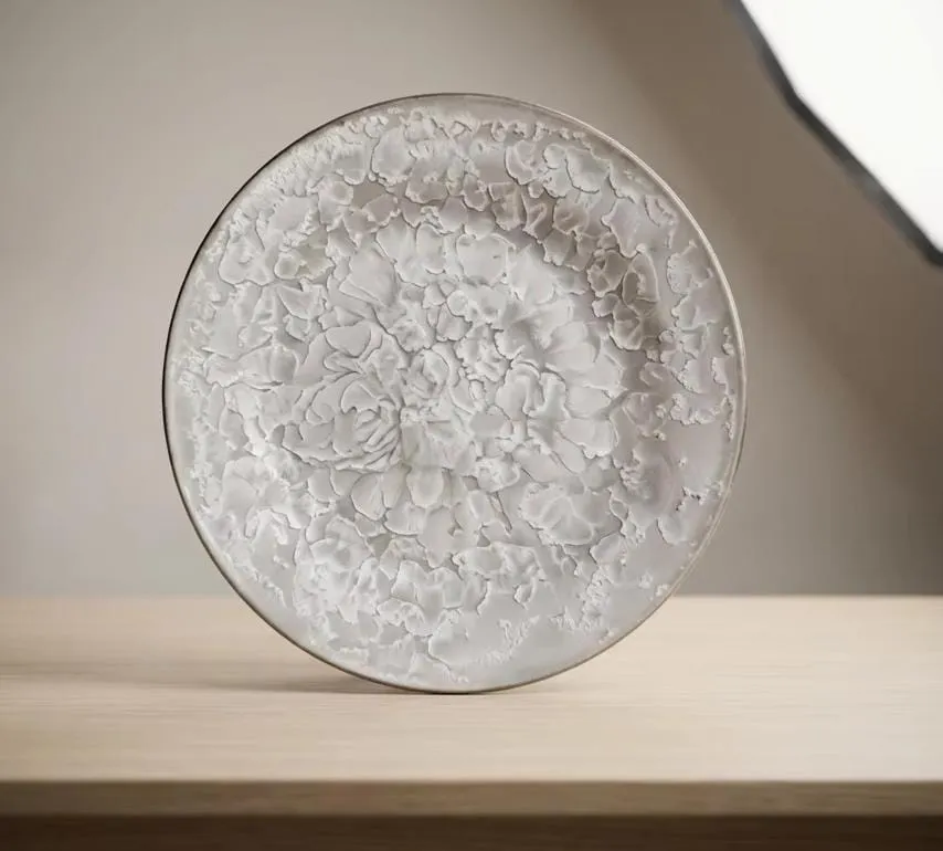 10.5inch Silver Finish dinner plate