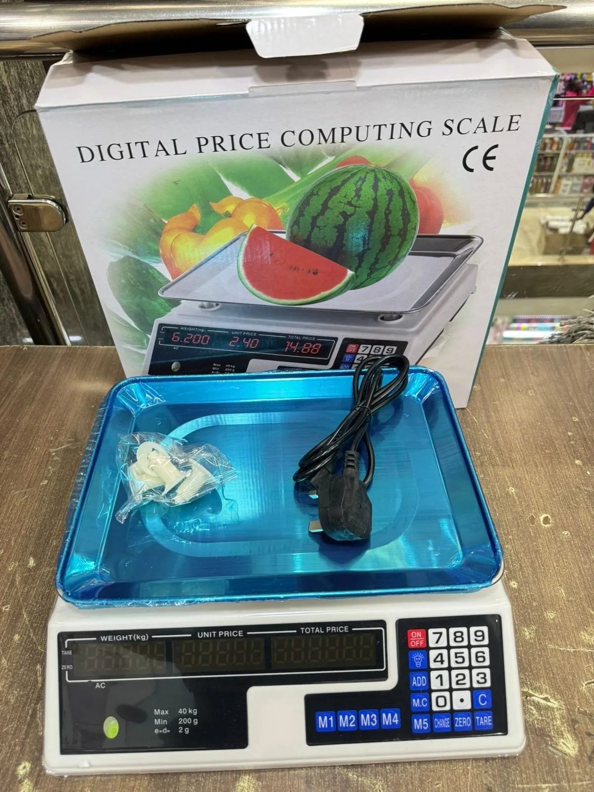 ⚖️ Armless Digital Weighing Scale – 40KG Capacity ⚖️ Make weighing fast, accurate, and effortless with this reliable 40KG Armless Digital Scale,