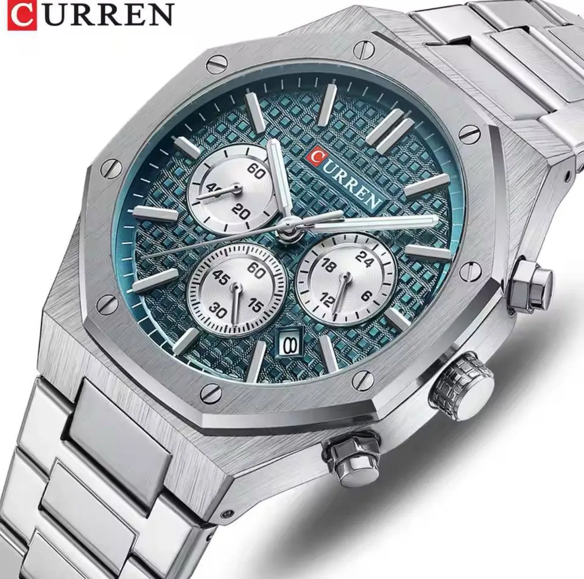 ✅RESTOCKED✅  🔥CURREN CHRONOGRAPH GENTS WATCH #8440 - Image 3