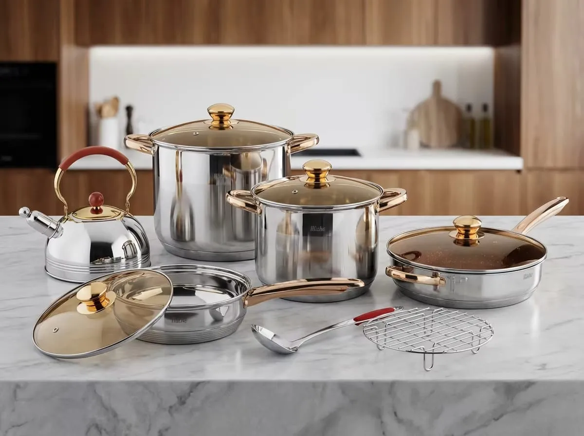 12pc Suiza Cookware Set