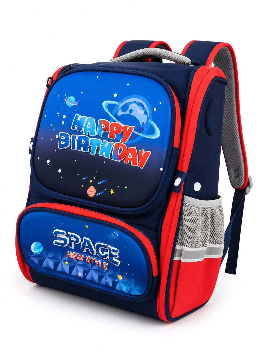 Main image of Kids 3D Print Space Cartoon School Backpack Bag
