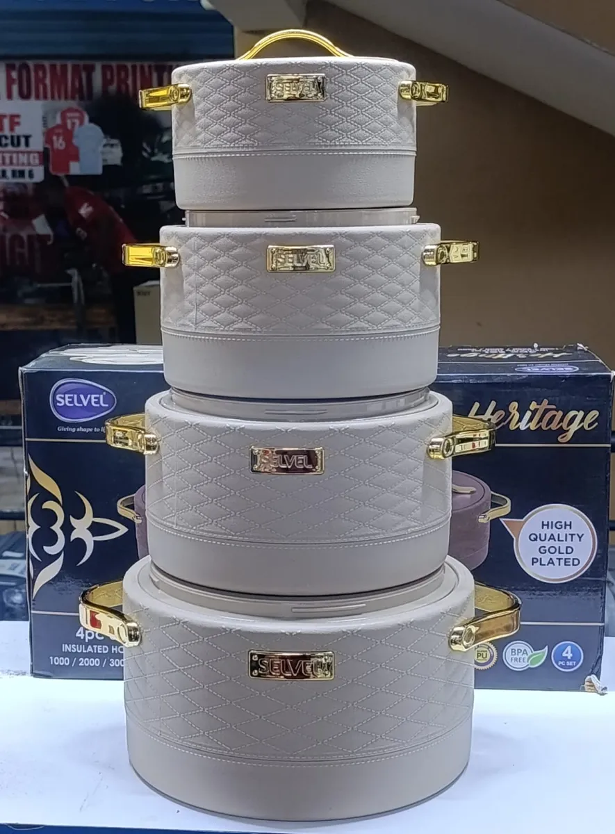 Selvel Heritage 4PCS  HOTPOTS 🔥 Capacity:1000ml,2000ml,3000ml,4000ml - Image 2