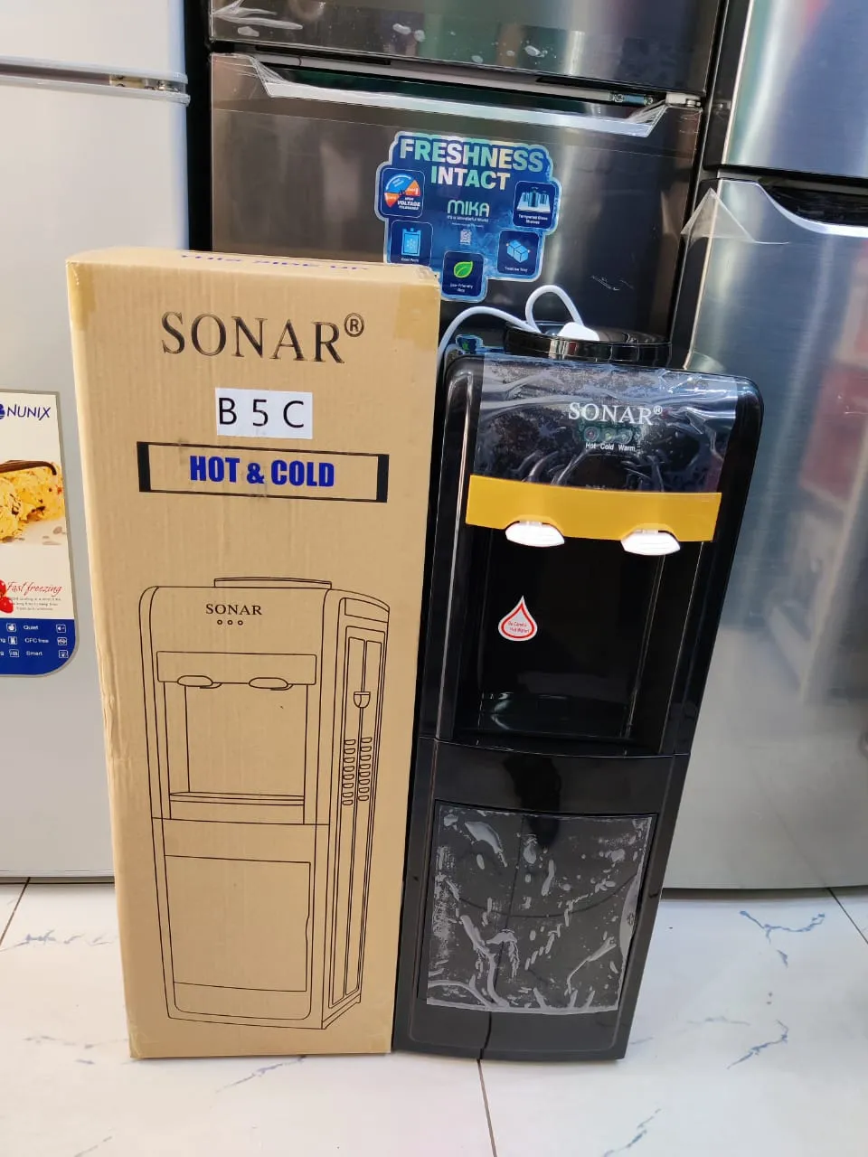Executive Sonar b5c hot and cold water free standing dispenser