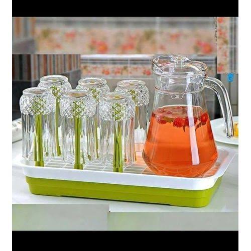 6pcs mugs 1 glass jar