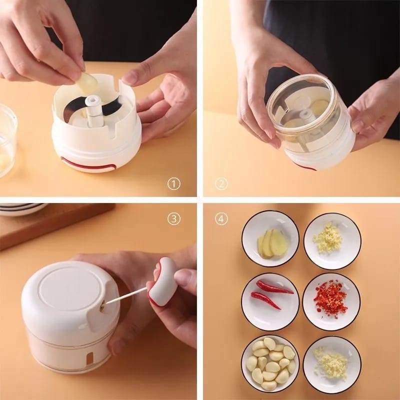 Mini manual Food Chopper - Image 3