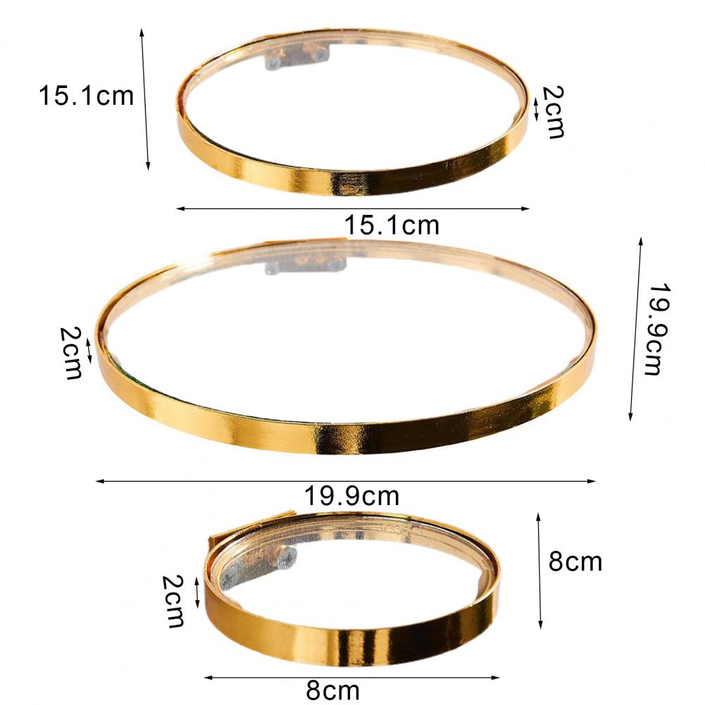 3 set Nordic Style Glass floating shelf - Image 2