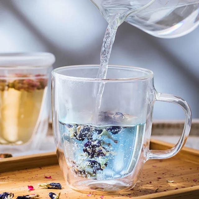 Double wall glass mug - Image 2