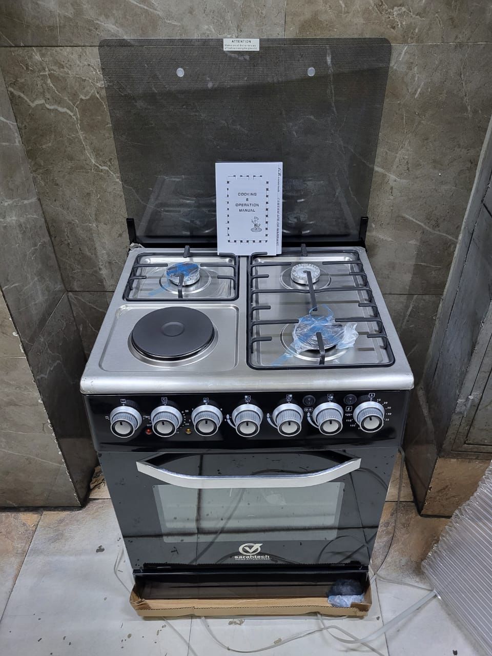sarahtech 3+1 60*60 standing cooker - Image 2