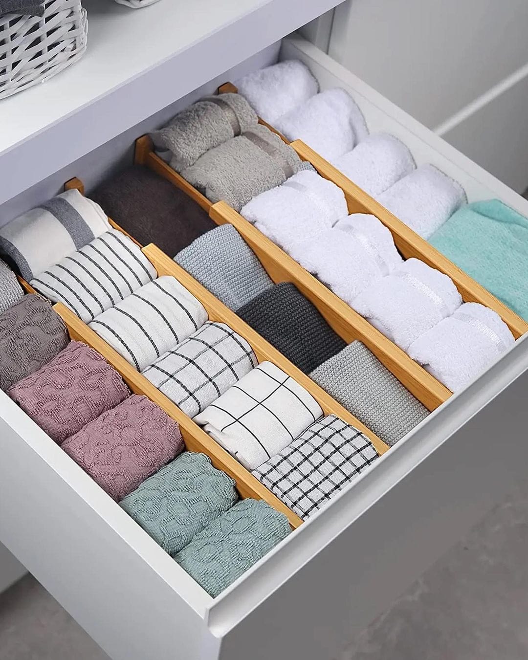Multifunctional Bamboo drawer Dividers i - Image 3