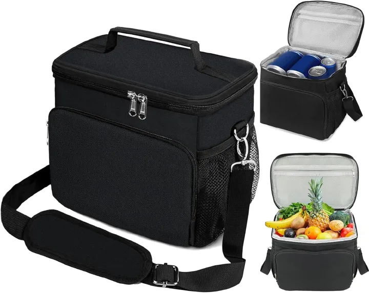 Premium Thermal Insulated Lunch Bag Cooler Bag Oxford Waterproof Multipurpose Heat Cold Preservation Portable Lunch Carrier - Image 5