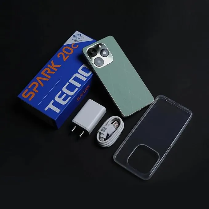 Tecno Spark 20C - 6.6'' - 256GB HDD + 4GB RAM + (8GB RAM Extended) - 50MP Rear/8 MP Front, 5000mAh 18W -Gravity Black - Image 4