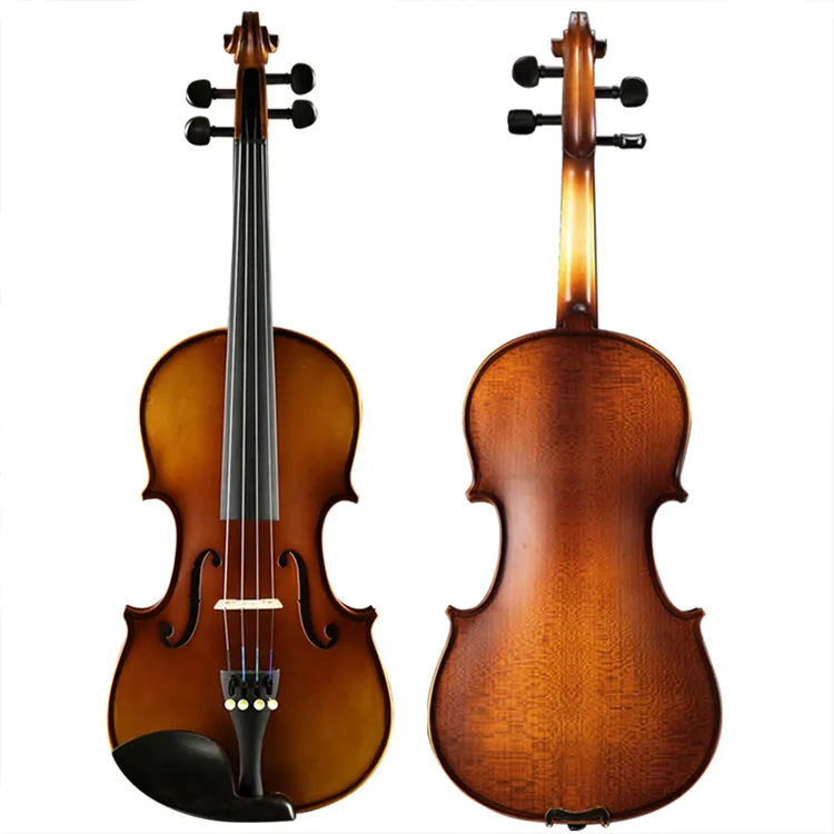 Spruce maple solid wood student violin outfit