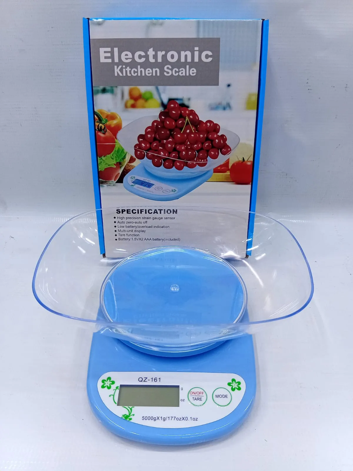 Electronic Kitchen Scale QZ-161 with Bowl