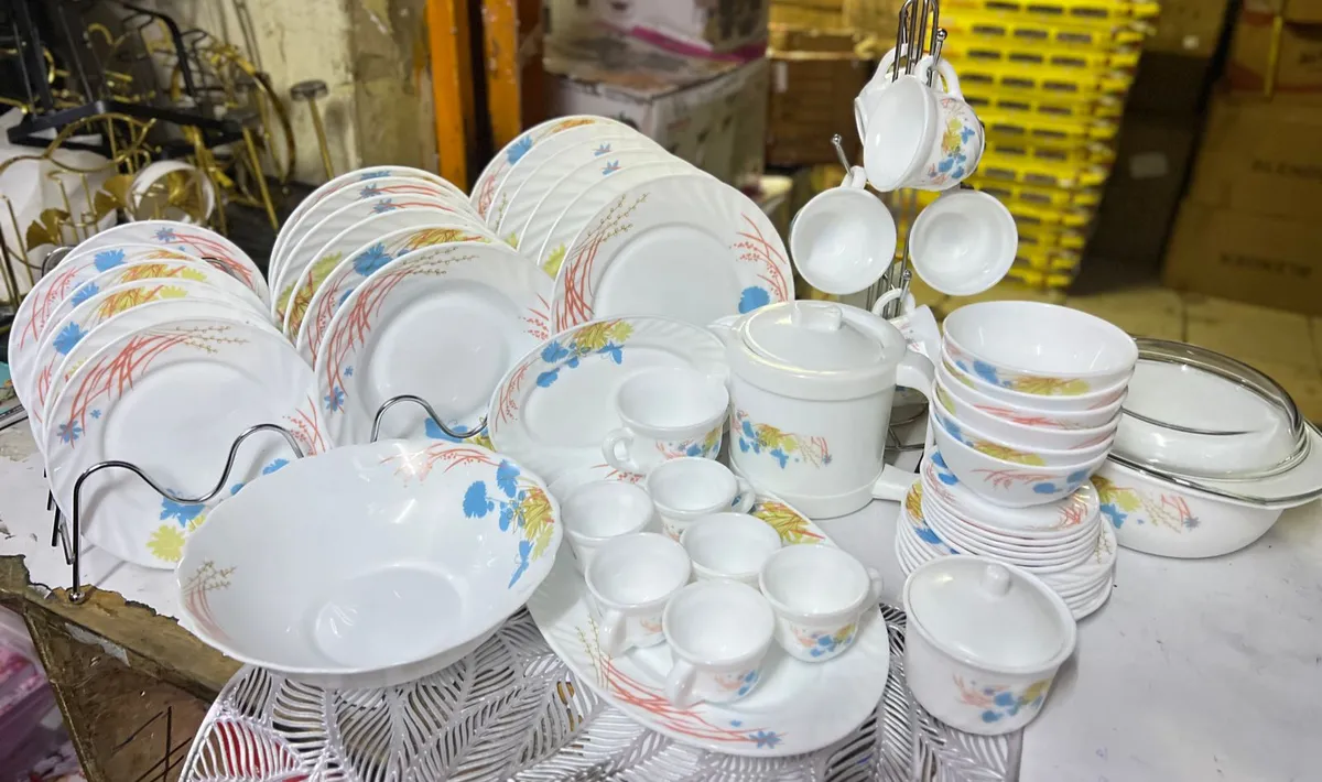 Floral Ceramic Dinner Set - Image 2