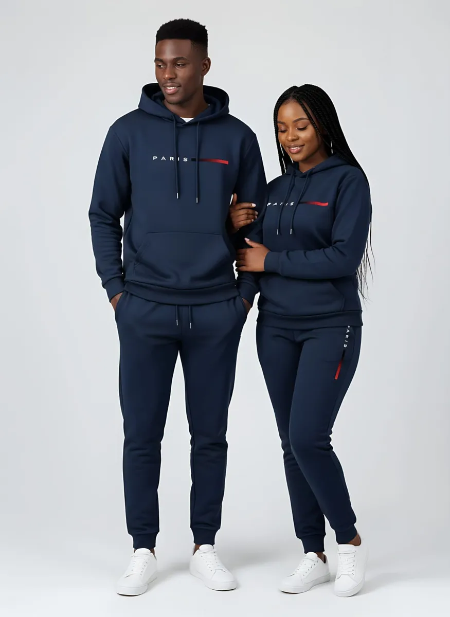 Beige Hoodie and Jogger Tracksuit Set - Image 5