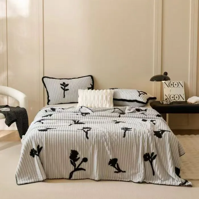 Floral Theme Fleece Blanket - Image 3