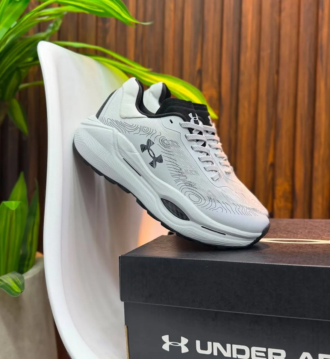 Under Armour White Athletic Sneakers - Image 2